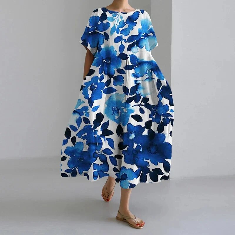 Vera | Luftiges Maxikleid in Leichtform