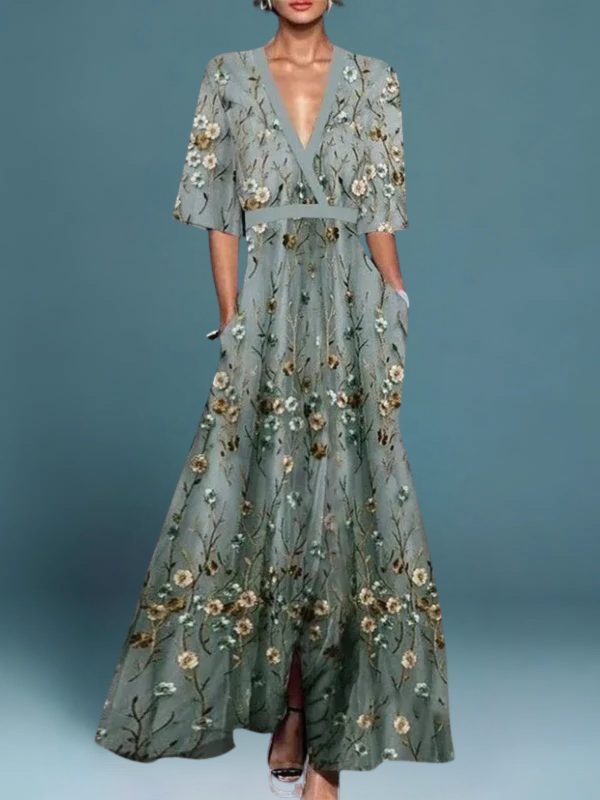 Vera | Feminines Kleid mit V-Ausschnitt