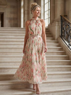 Marielle | Weiches Halter Midi Kleid