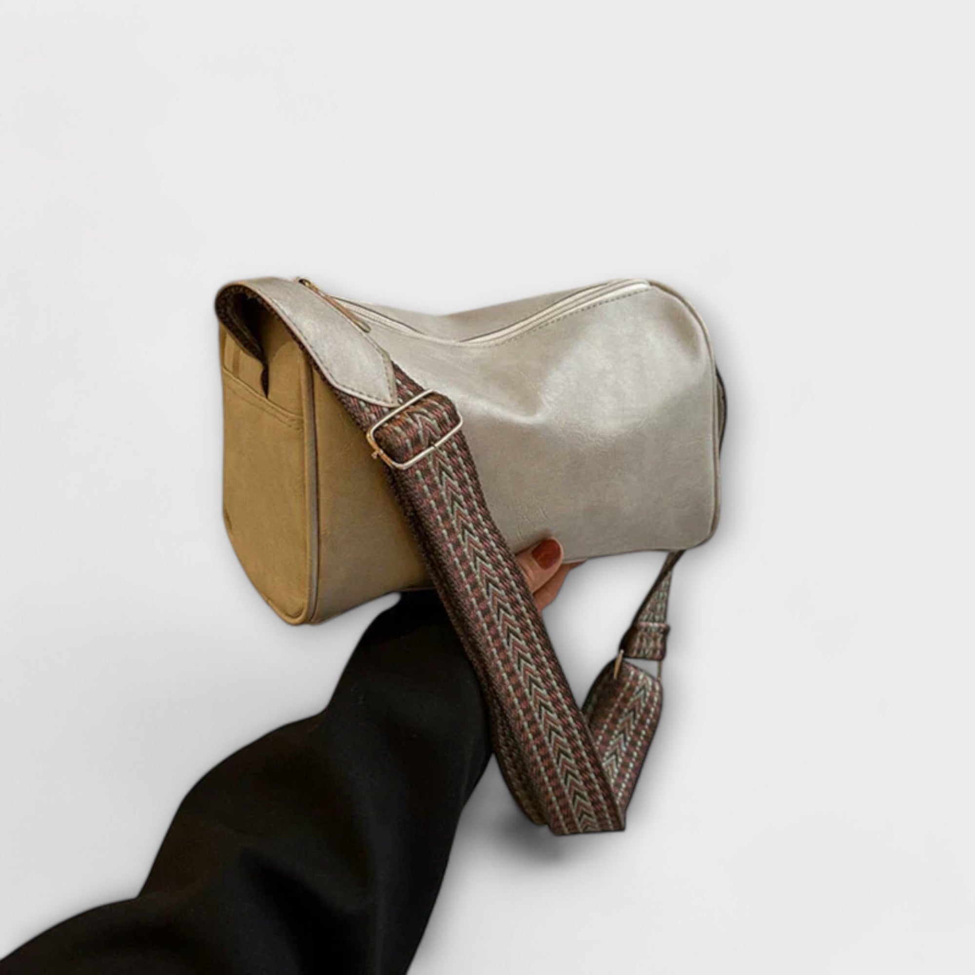 Lena | Klassische Vintage-Schultertasche aus Leder