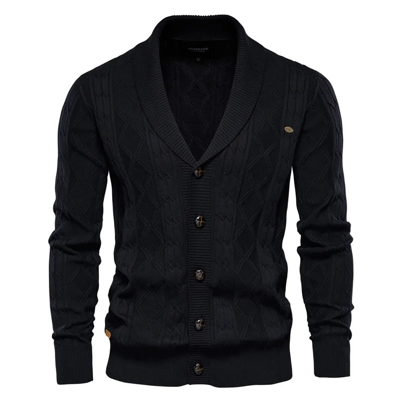 Finn | Zeitlose Strickjacke für Herren