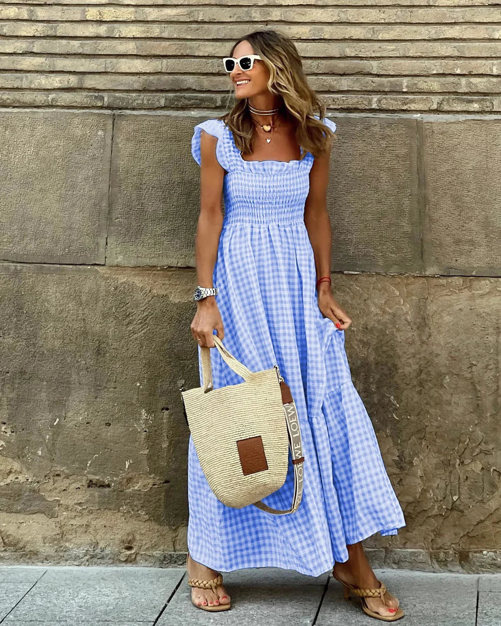 Vera | Luftiges Sommerkleid mit Blumenprint