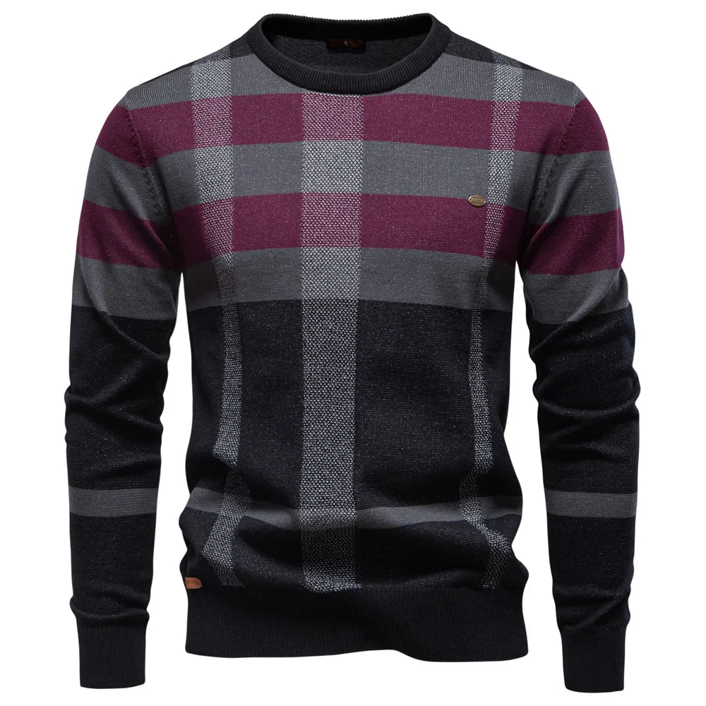 Frieda | Strickpullover mit Rautenmuster