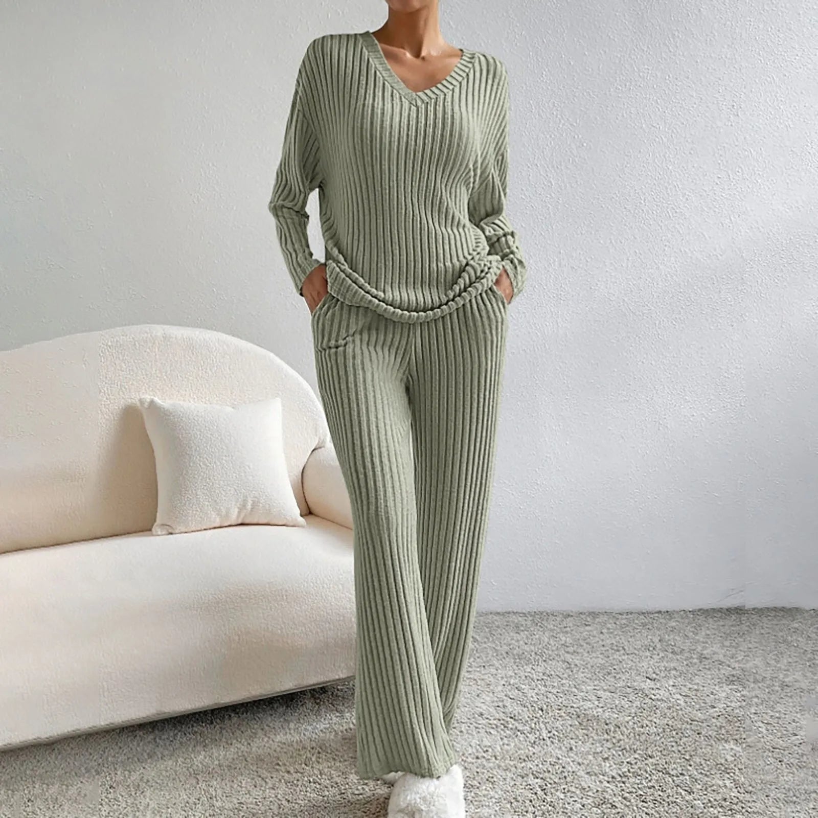 Frieda | Gestricktes Zweiteiler-Set mit Stil