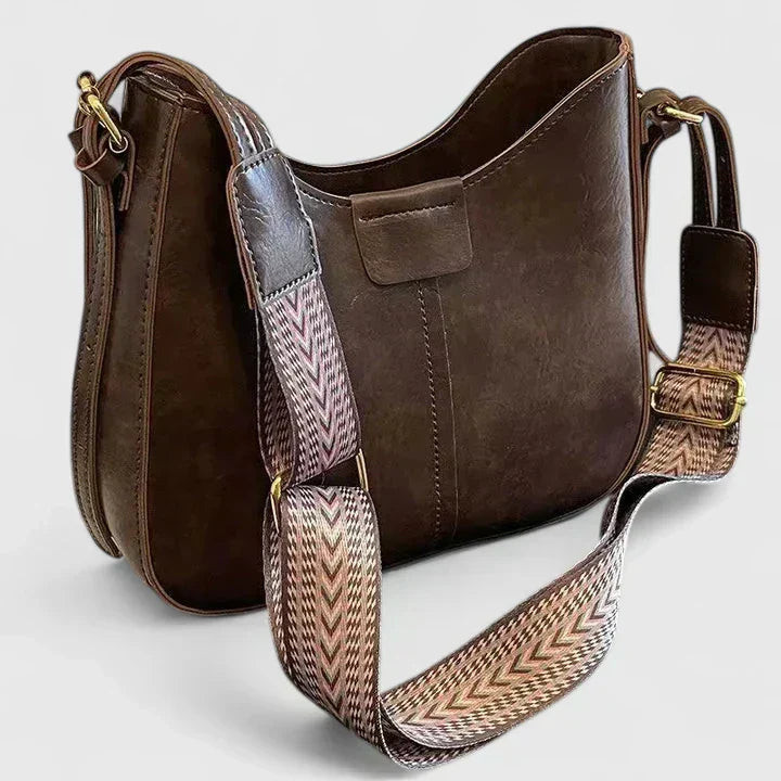 Vera | Schicke Schultertasche mit Klappe