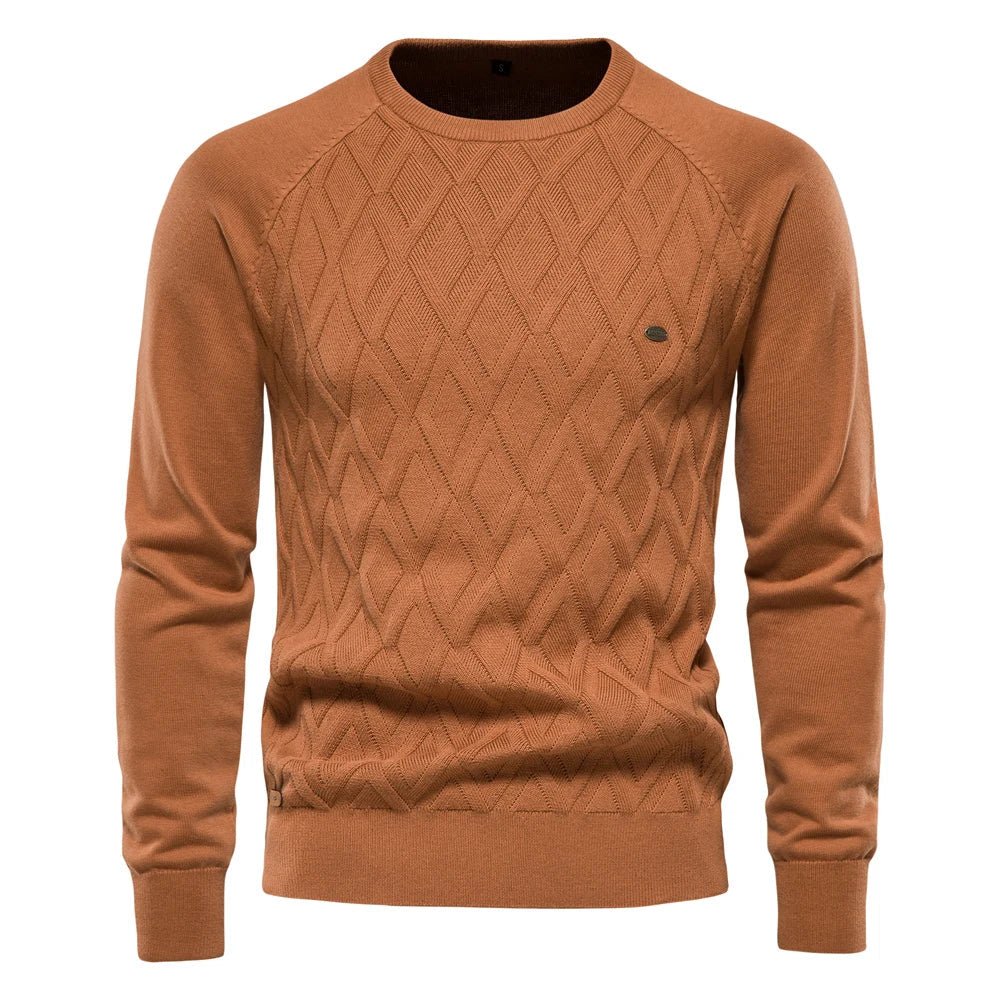 Paul | Herrenpullover mit Rautenmuster