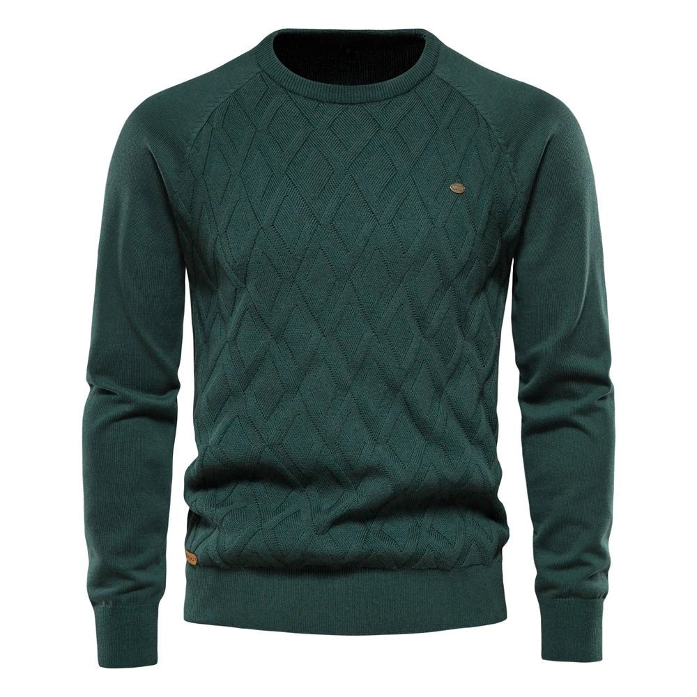 Paul | Herrenpullover mit Rautenmuster