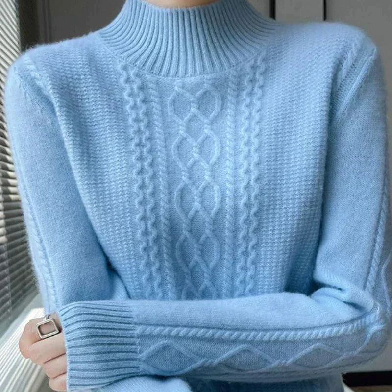 Vera | Kuscheliger Rollkragenpullover aus Flausch
