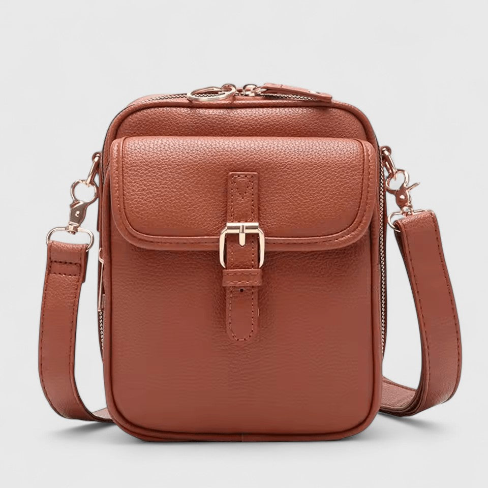 Mathilda | Raffinierte Schultertasche aus Leder