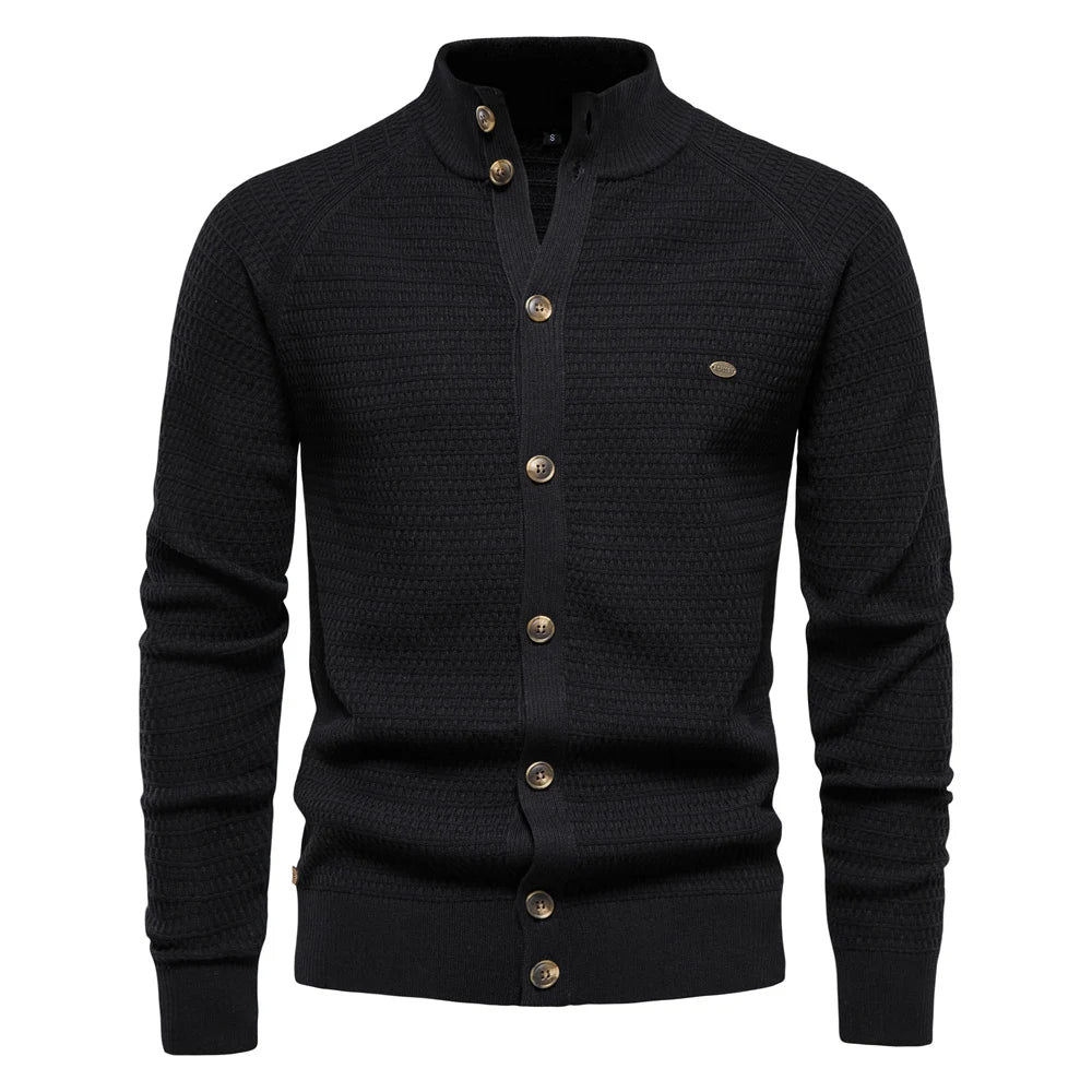 Lukas | Feinstrick-Cardigan aus reiner Baumwolle