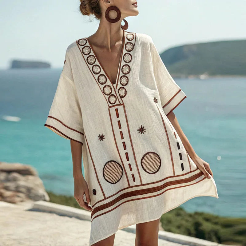 Vera | Leichtes Strandkleid für Sommertage