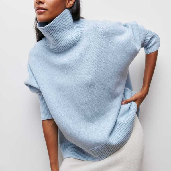 Ingrid | Klassischer Rollkragenpullover aus Wolle