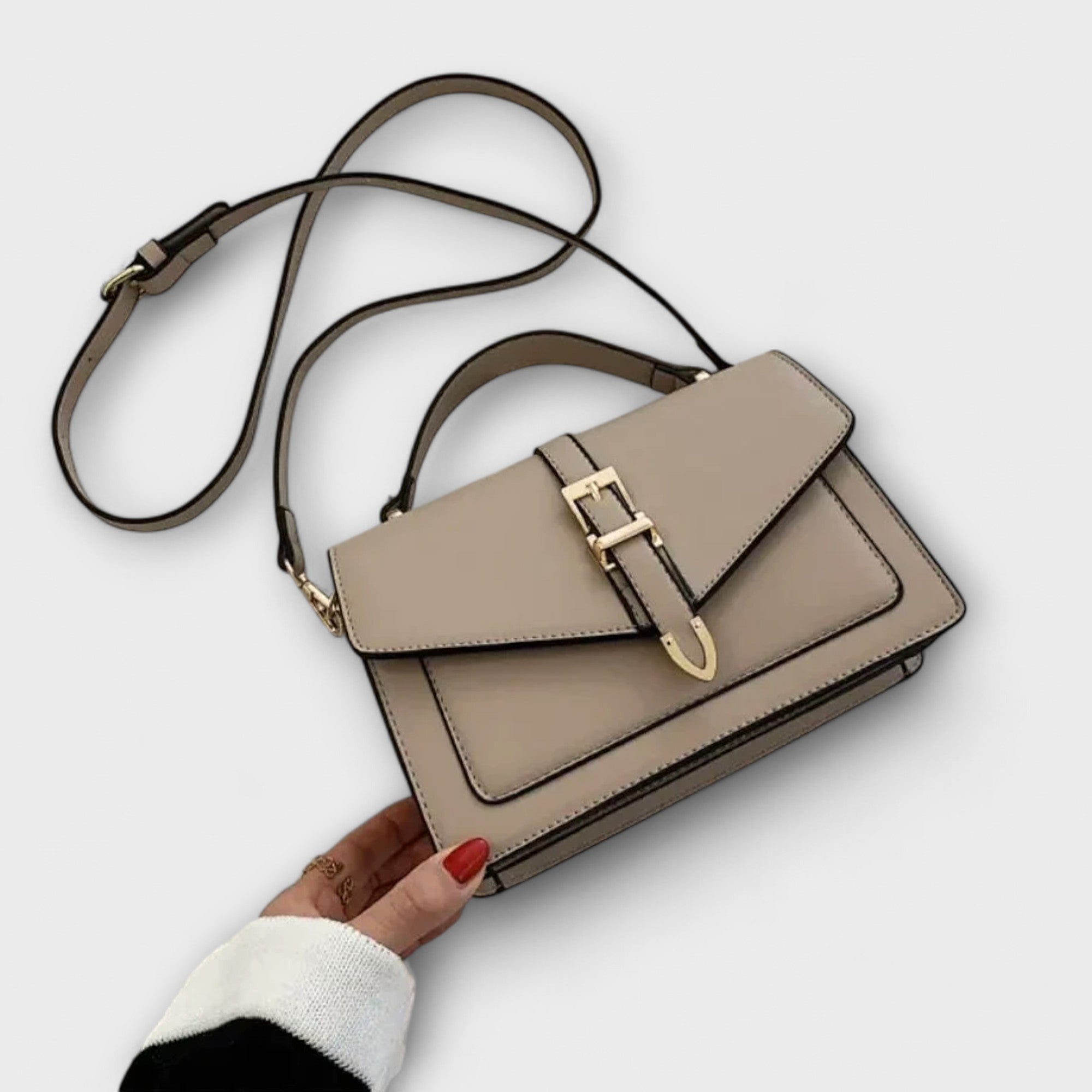 Lena | Zeitlose Handtasche mit Schulterriemen