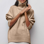 Ingrid | Klassischer Rollkragenpullover aus Wolle