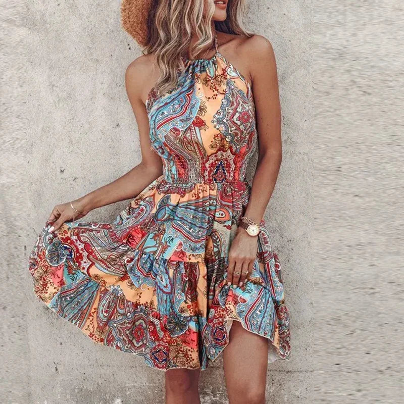 Vera | Rückenfreies Sommerkleid mit Ausschnitt