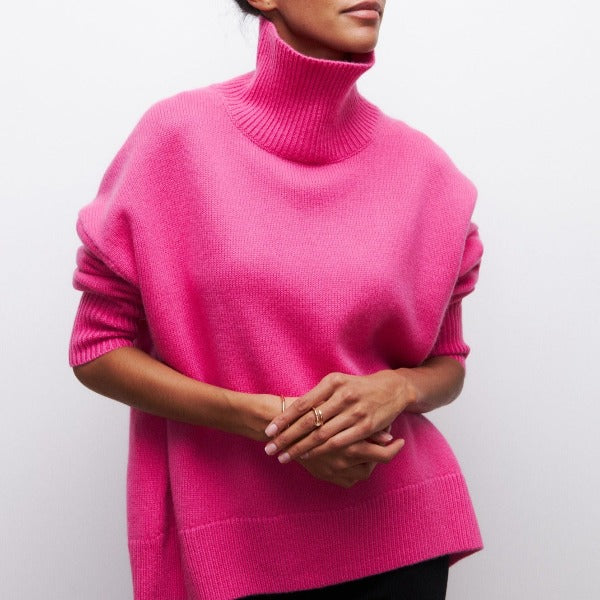 Ingrid | Klassischer Rollkragenpullover aus Wolle
