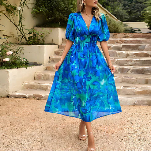 Klara | Vintagekleid mit Laternenärmeln