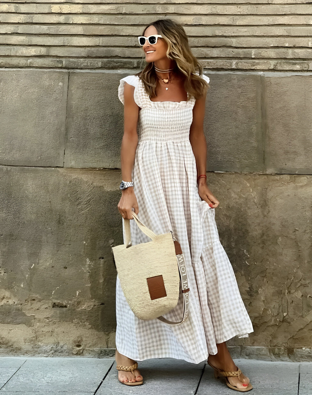 Vera | Luftiges Sommerkleid mit Blumenprint