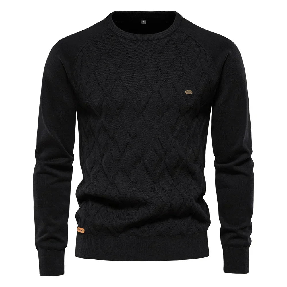 Paul | Herrenpullover mit Rautenmuster