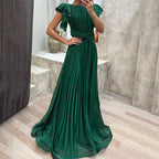 Vera | Festliches Plissee-Abendkleid