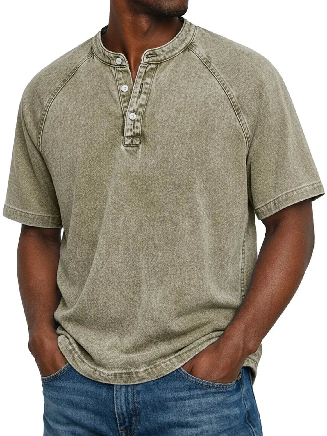 Noah | Vintage-Bluse mit Perlmuttknöpfen