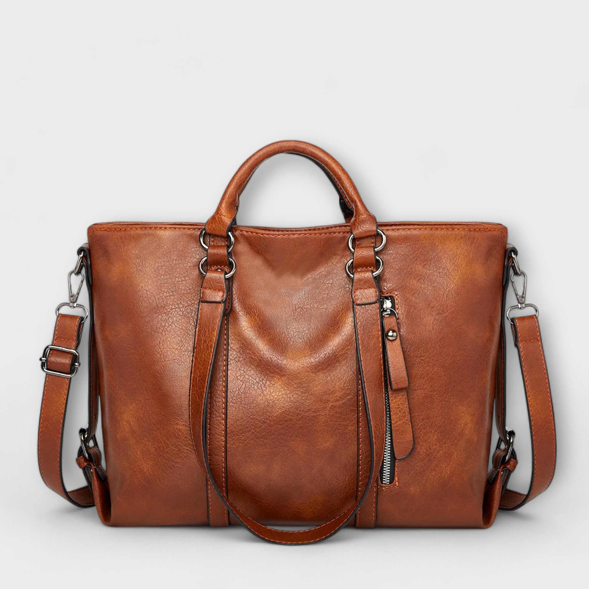 Lena | Geräumige Handtasche aus Leder