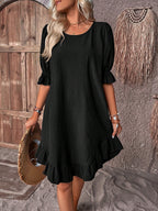 Vera | Kleid mit femininen Halbärmeln