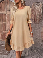 Vera | Kleid mit femininen Halbärmeln