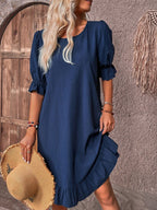 Vera | Kleid mit femininen Halbärmeln