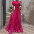 Vera | Festliches Plissee-Abendkleid