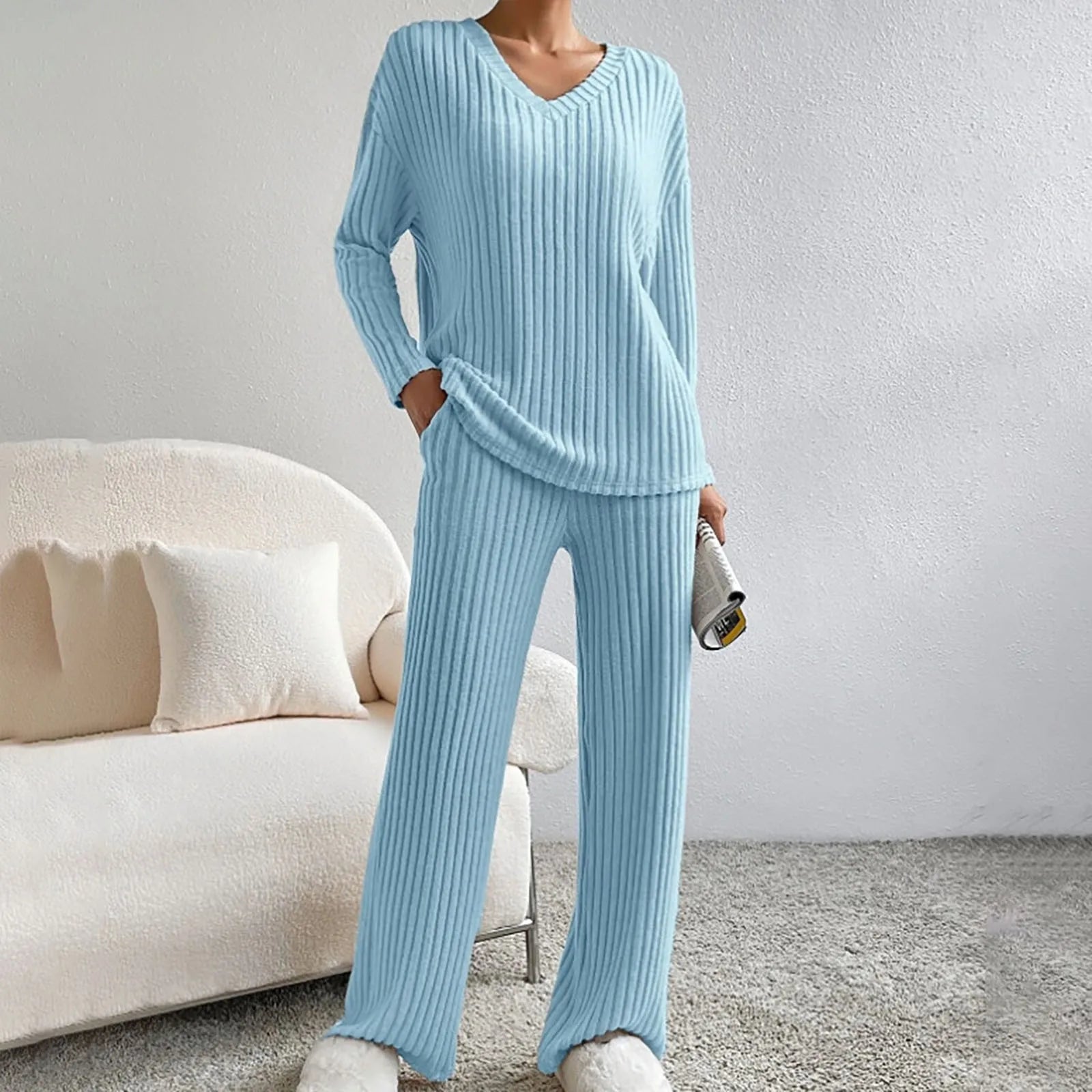 Frieda | Gestricktes Zweiteiler-Set mit Stil