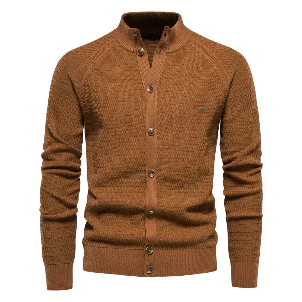 Lukas | Feinstrick-Cardigan aus reiner Baumwolle