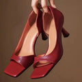 Vera | Pumps mit elegantem Lederabsatz