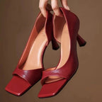 Vera | Pumps mit elegantem Lederabsatz