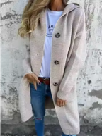 Vera | Kuscheliger Strickmantel mit Knöpfen