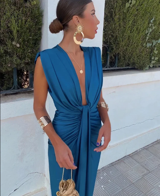 Vera | Festliches Plisseekleid für besondere Anlässe