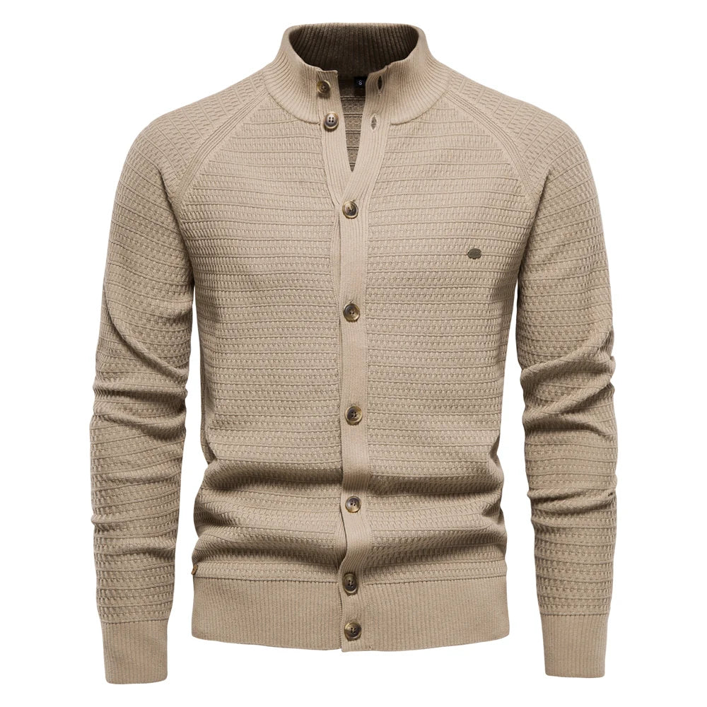 Lukas | Feinstrick-Cardigan aus reiner Baumwolle