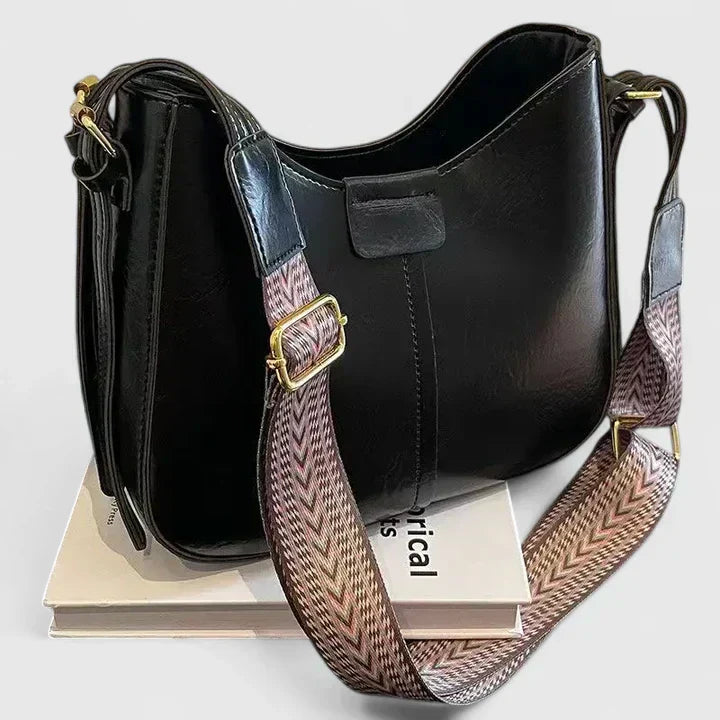 Vera | Schicke Schultertasche mit Klappe