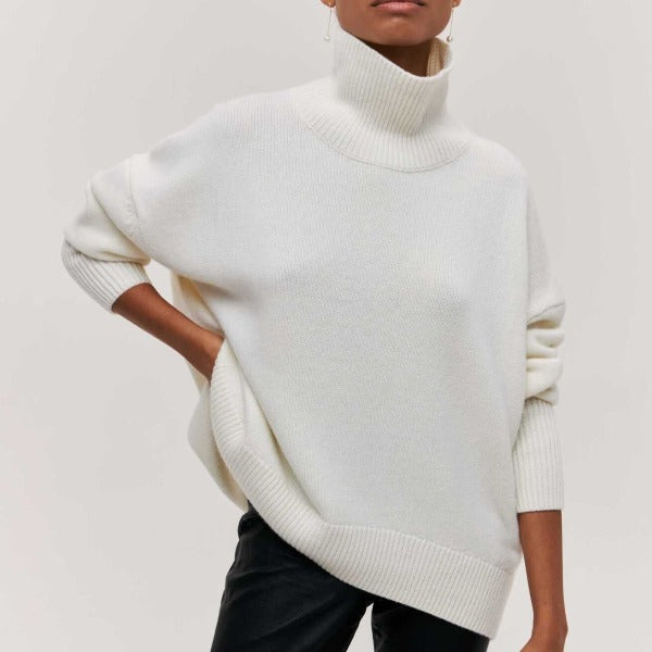 Ingrid | Klassischer Rollkragenpullover aus Wolle