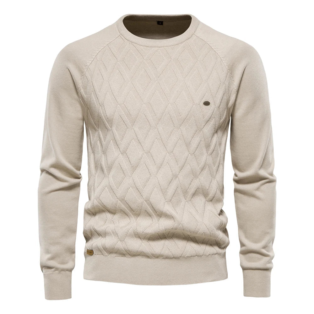 Paul | Herrenpullover mit Rautenmuster