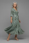 Frieda | Neckholder Maxikleid mit Blumenprint