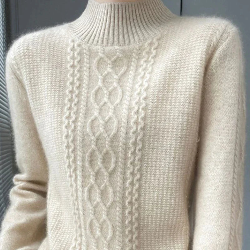 Vera | Kuscheliger Rollkragenpullover aus Flausch