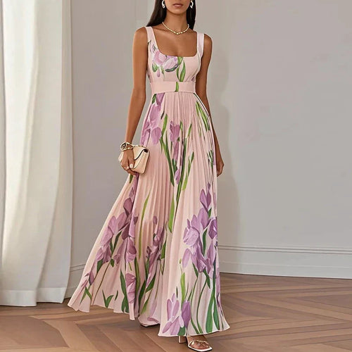 Frida | Verspieltes Maxikleid mit Blumenprint