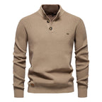 Jonas | Eleganter Herrenpullover mit Knopfdetail
