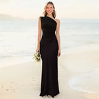 Vera | Fließendes Maxikleid aus Satin