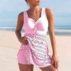 Vera | Gerafftes Tankini-Bademode-Kleid