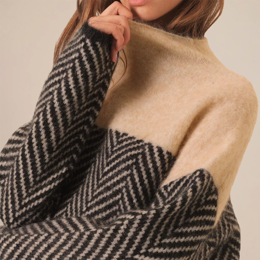 Sofia | Klassischer Strickpullover mit Rundhals