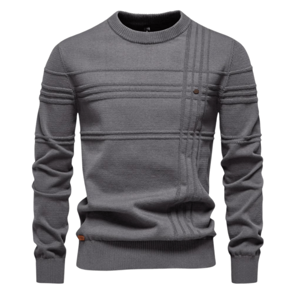 Petra | Eleganter Damenpullover im Karomuster