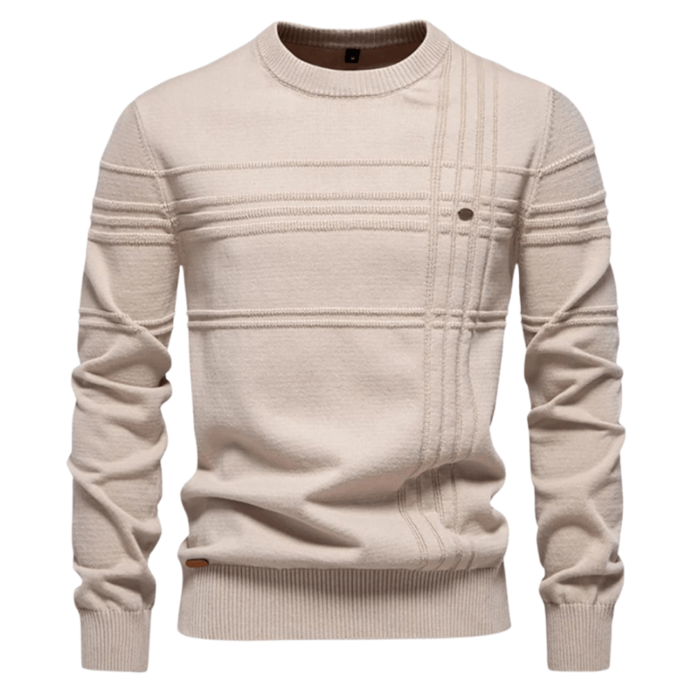 Petra | Eleganter Damenpullover im Karomuster