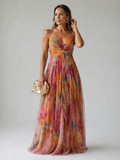 Vera | Romantisches Maxikleid mit Spitzendetail